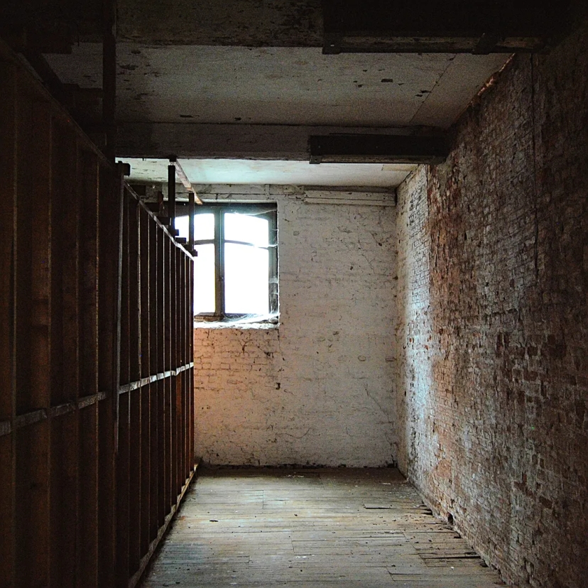 Intérieur de l'ancien bâtiment industriel verviétois