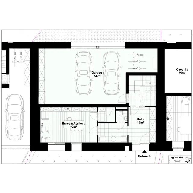 Plans du logements B